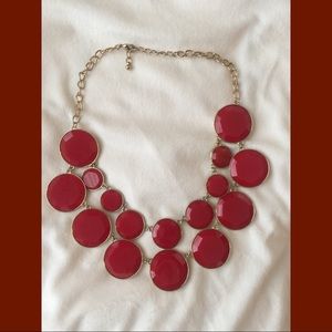 Red Circular Necklace